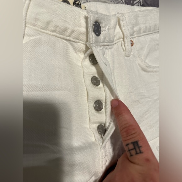 NWT Free People Loving Good Vibrations Jean Shorts - Picture 6 of 7